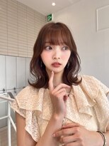 ロンド クラン 岡崎(Lond Clan)&nbsp;シースルーバング　ヌーディーカラー　伸ばしかけヘア