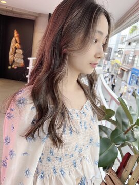 ヨッカ(YOCCA) バレイヤージュ+ハイライト