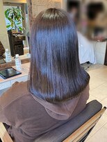 ヘアリゾート粋 ティガ 池袋店(tiga)&nbsp;艶髪ストレート/暗髪カラー