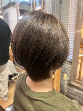 ナナナ パレナ 宝塚店(nanana parena) 大人可愛い30代40代50代・前下がりショートボブ丸みショート♪