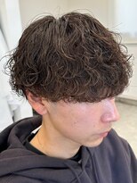 フゥ 宇都宮(FeU) 波巻きスパイラルパーマツイストパーマメンズマッシュパーマ