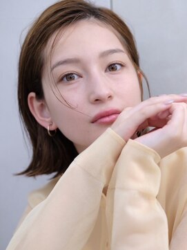 キイ ギンザ(k.e.y GINZA) キャメルブラウン / 大人ボブ