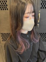 アチーブリス(achieve Liss)&nbsp;イヤリングカラー×ラベンダーピンク×デザインカラー艶感小顔