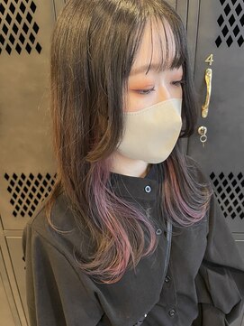 アチーブリス(achieve Liss) イヤリングカラー×ラベンダーピンク×デザインカラー艶感小顔