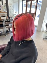 グランデュール 浜松東若林店(GRANDEUR)&nbsp;切りっぱなし前下がりボブ