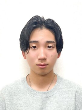 黄ぐまくん美容室 メンズ ショート レイヤー