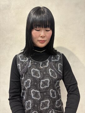 オンドバイサク(ondo by Saku) 透明感カラー／顔まわりカット/地毛風カラー／20代