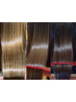 ダメージ軽減特化の高濃度水素トリートメントが自慢！うるツヤな髪質改善で、思わず触れたくなる仕上がり☆