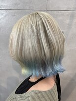 シロ(SHeIRO) 裾カラー、多色インナー、ホワイトベージュ