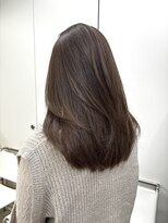 ディジョン 自由ヶ丘(Dijon) 韓国顔まわりレイヤーカットグレージュオリーブベージュブラウン