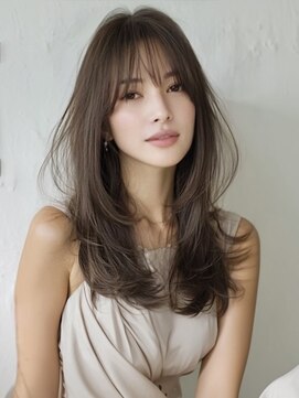 アルトリスト(Altruist Aging×HAIR&SPA) ★ダークアッシュ大人ガーリーボブ着物ミディアムレイヤーカット