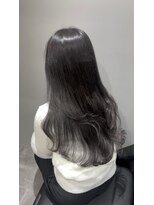 ノー バイ イオエ 西梅田(no. by ioe)&nbsp;ブリーチなしカラー/髪質改善/ミルクティーベージュ/小顔ヘア