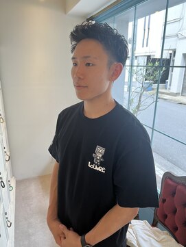 アビント バイ レシッド 武蔵小杉(abinto by rcid) フェザーショートメンズショートメンズパーマ