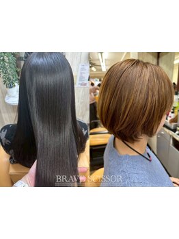 【カット+髪質改善カラー￥6800】お子様連れ歓迎◎家族で通える髪質改善サロン[あびこ/苅田/髪質改善]