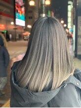 透明感たっぷり◎ムラなく発色するブリーチハイトーンカラー【札幌/大通り/すすきの】