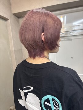 ファビ 渋谷(Fab) くびれヘア/暗めカラー/アプリコットオレンジ/縮毛矯正