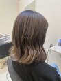 アグ ヘアー イース 太田2号店(Agu hair ease) ボブスタイル+アンブレラ、グラデーションカラー