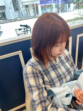 アンソル オブ リシェール(N'SOL of RICHAIR) 前髪/アンブレラカラー/こなれミディ/イメチェン/ウェーブパーマ