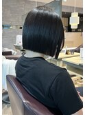 髪質改善ストレート×ボブ