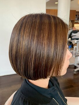 イーストハムネオ(EAST HAM NEO) ショート/丸みボブ/ハイライト/ブラウン