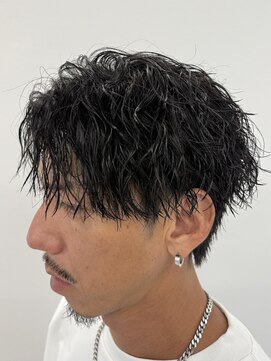 ビカムメンズヘアー 栄店(become men's hair) 大人の縦落ちツイストスパイラルパーマ