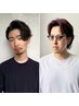 【佐藤・熊田】 カット+パーマ ［メンズ/フェード/バーバー］