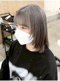 顔周り/レイヤーカット/ダブルカラー/グレージュ/新越谷/南越谷