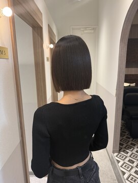 ボブ 髪質改善 水素トリートメント