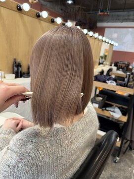 チャプター 問屋町(chapter) ケアブリーチダブルカラーミルクティーグレーベージュカラー韓国