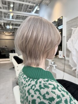 ヘアージップ 池袋の写真/【髪質改善カラー&カット&AujuaTR¥14800】人気の髪質改善カラーで透明感と柔らかい質感に♪