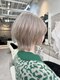 ヘアージップ 池袋の写真/【髪質改善カラー&カット&AujuaTR¥14800】人気の髪質改善カラーで透明感と柔らかい質感に♪