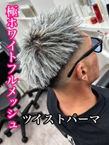 ルースト 心斎橋店(ROOST) MEN’S HAIR/サーフカール/刈り上げセンターパート/心斎橋