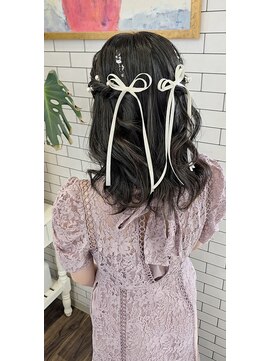 リール(THE RIRE.) ＊THERIRE. 結婚式お呼ばれ×ハーフツイン＊