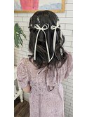 *THERIRE. 結婚式お呼ばれ×ハーフツイン*