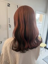アウラヘアーサロン(aura hair salon)&nbsp;アンブレラ×ピンクベージュ