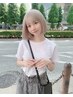 ケアブリーチ＋カラー＋クイックトリートメント