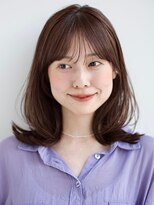 ラフ フロム ガーデン(Laf from GARDEN)&nbsp;くびれミディアム/レイヤー/顔周り/小顔/ベージュ/20代30代