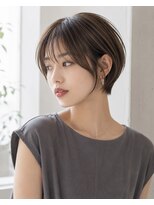 ウィールール 札幌店(WE RULE)&nbsp;大人可愛い丸みショートボブ×シースルーバング