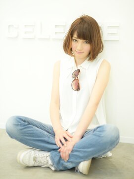 セレスト 福岡天神店(CELESTE) 天神♪小顔エアリーショートボブ【福岡天神店】