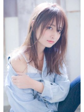 ロジッタ(ROJITHA) 【ROJITHA】セミロング×パールピンクベージュ