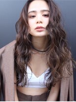 ソルトウォーター(SALT WATER) 外国人風ホワイトグレージュ×ハイライト波打ち