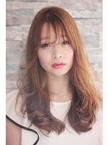 ライフトーキョー(Life tokyo)&nbsp;顔周りの外ハネが可愛いレイヤースタイル