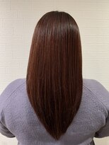 えほん美容室&nbsp;ツヤ感MAX★赤髪カラー