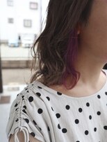 アルル ヘアー(ALULU HAIR) 個性を出しすぎず周りと差を『イヤリングカラーモーブピンク』