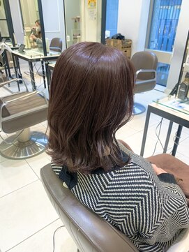 ネオリーブギンザ 銀座店(Neolive GINZA) 春に向けて暖かみのある艶カラー ☆ ラベンダーグレージュ