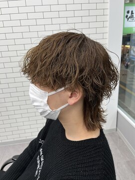 オムデュー(HOMME DEUX) 【YUKI】ソフトツイスパ×マッシュウルフ