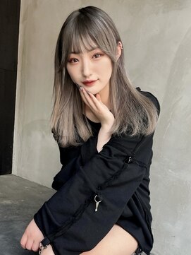 ファイブバイジエクト 堀江(FIVE by The Ect) シースルーバング×似合わせカット×ハイトーンカラー☆