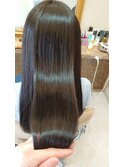 大人の艶髪ストレート×縮毛矯正