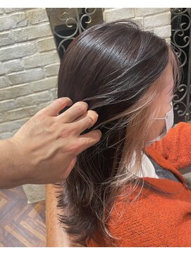 シャル オカチマチ 上野御徒町(shalu) フェイスフレーミング　パールベージュ