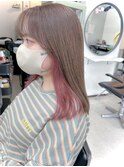 いんなーカラーベージュカラーハイトーンカラーケアブリーチボブ